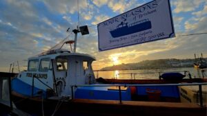 Traditional charter on the South Devon coast